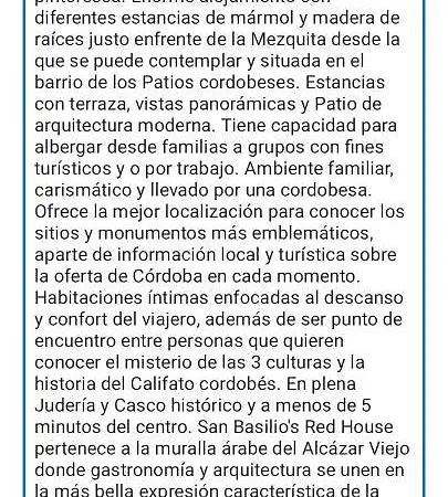 San Basilio's Red House 3* Cordova