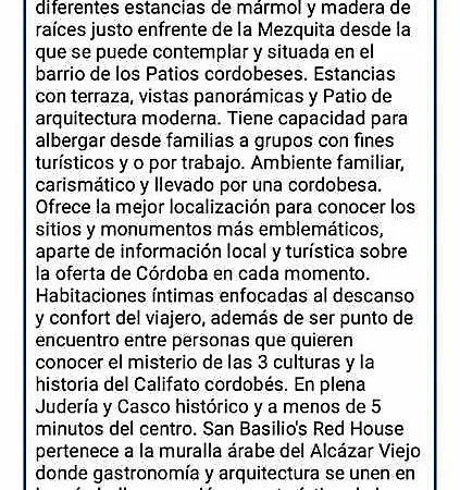 San Basilio's Red House 3* Cordova
